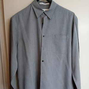 Vintage Gray Perry Ellis Long Sleeve Shirt